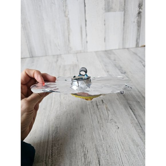 Vintage aluminum angel cherub tree topper metal mini blue blow mold Xmas tree - Picture 9 of 9